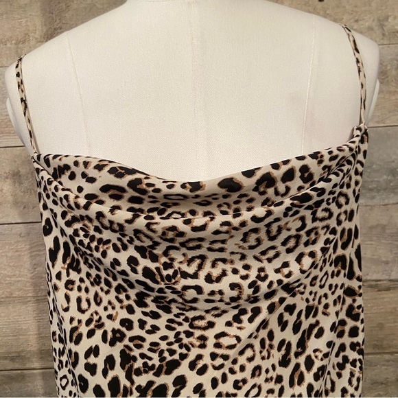 ASTR the  label women’s animal print cowl neck thong bodysuit in‎ size small - Picture 7 of 14